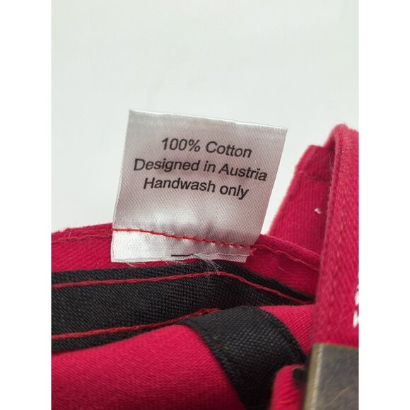 Austria Hat Cap Strapback Red White Adult Adjustable Casual One Size Embroidered - Picture 8 of 8